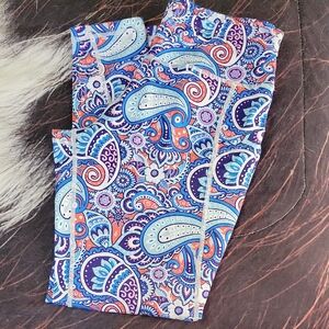 Simply Southern Multicolor Paisley Leggings